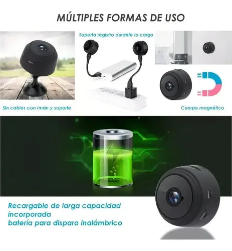 Mini Cámara Espía de Seguridad